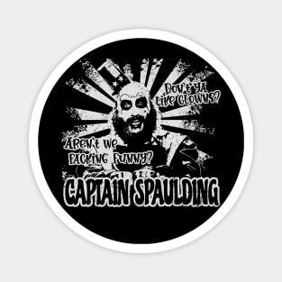 Captain Spaulding dark horror retro Magnet